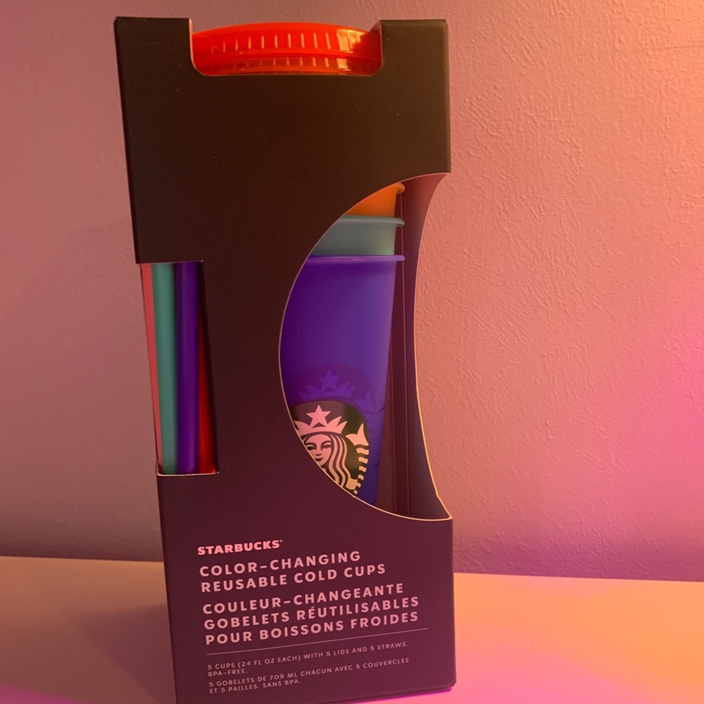 Starbucks COLOR CHANGING cold venti cups set 2020